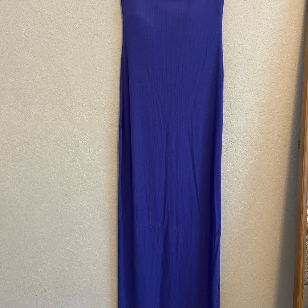 SKIMS Strapless Dress in Purple
